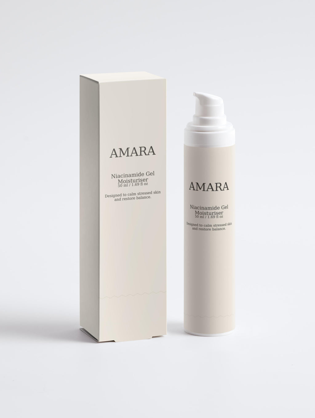 Amara- Niacinamide Gel Moisturiser Återfuktande kräm efter rengöring Selfnamed